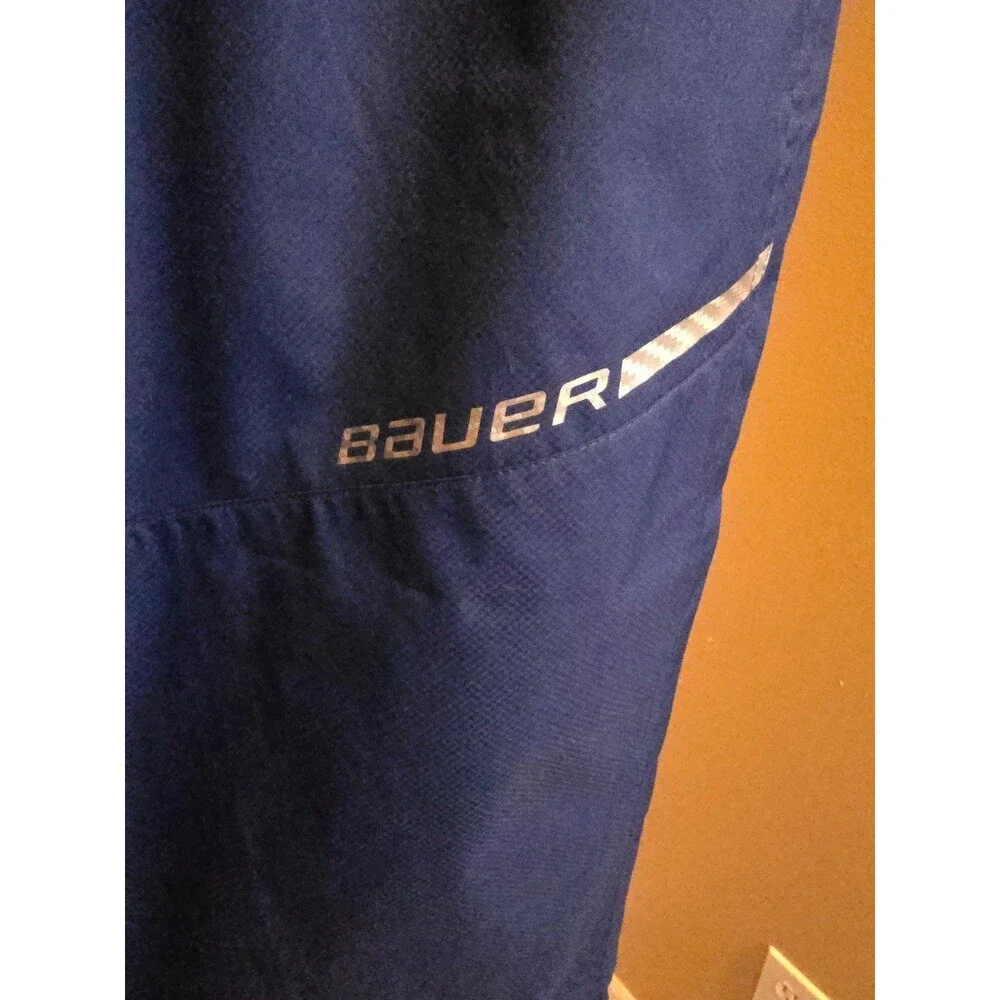 BAUER blue youth large warm up pants‎ NWT